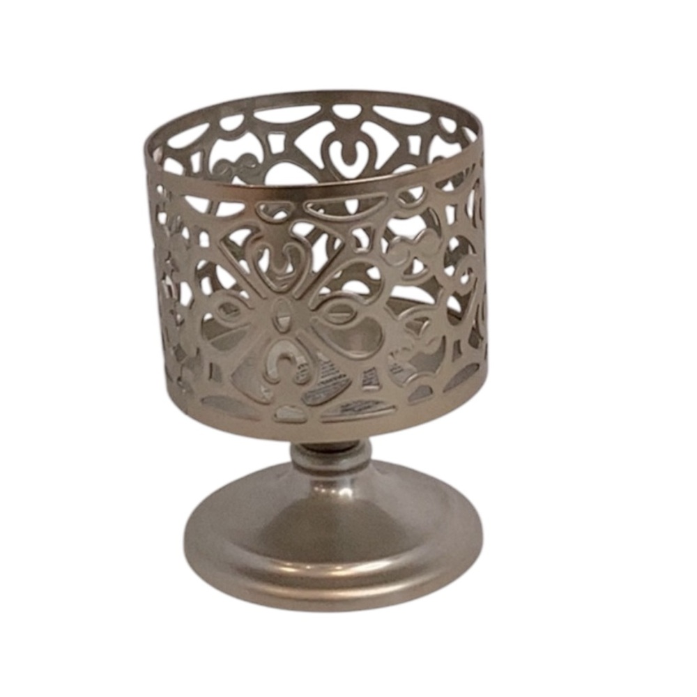 🌺 Bath & Body Works Mini Metal Candle Holder